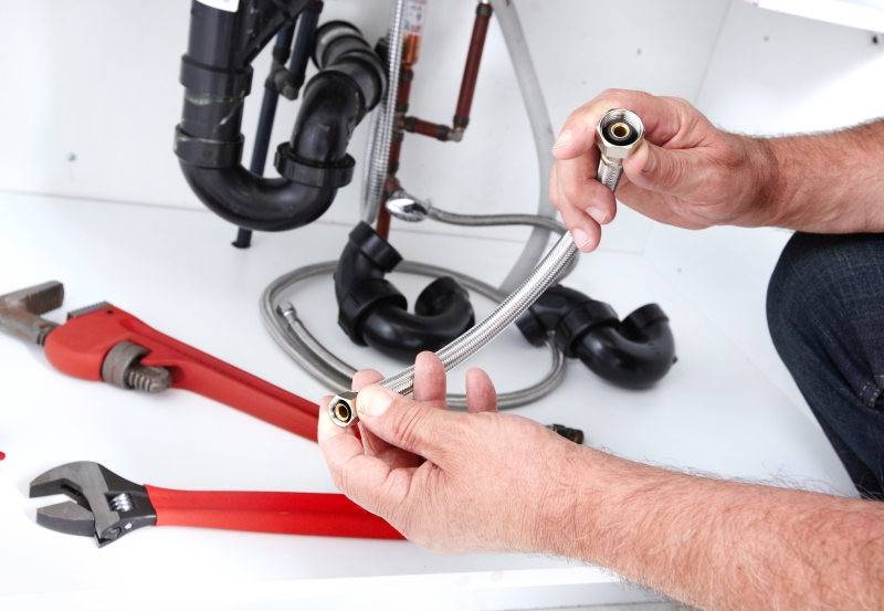 Toilet repair being carried out in Islington