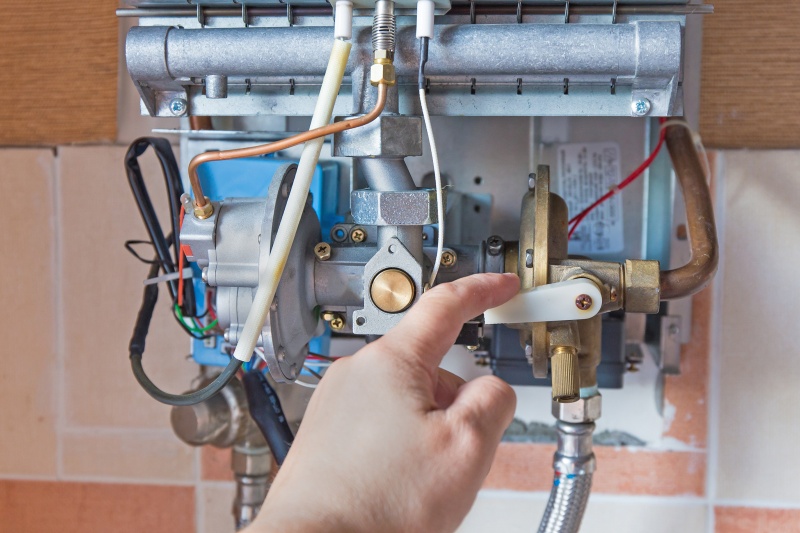 Plumbing and heating work in a Islington property