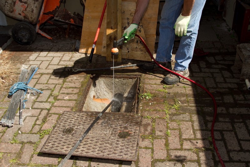 Drain work in progress in Islington